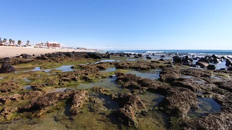 La-Piscina-De-Marea-De-La-Bahía-De-La-Choya,-Golfo-De-California,-Rocky-Point,-Puerto-Peñasco,-México