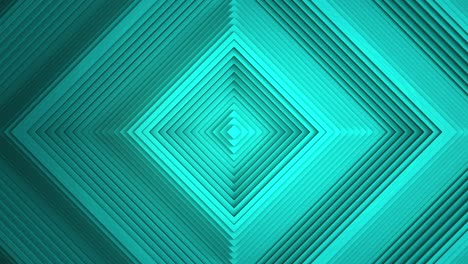 sequential movement of the turquoise square rings. the concept of wave and motion. minimalistic 3d business background. a game of shadows. the pattern