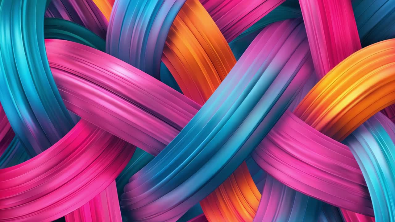 Colorful Abstract Brushstroke Background