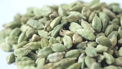 pile of green cardamom pods