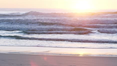 view of waves on seashore