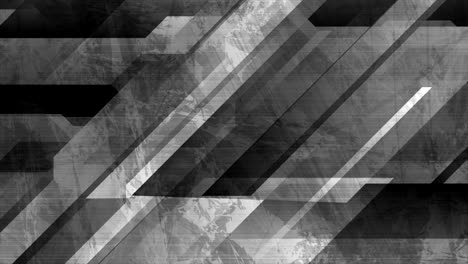 animación de video geométrica de tecnología grunge abstracta