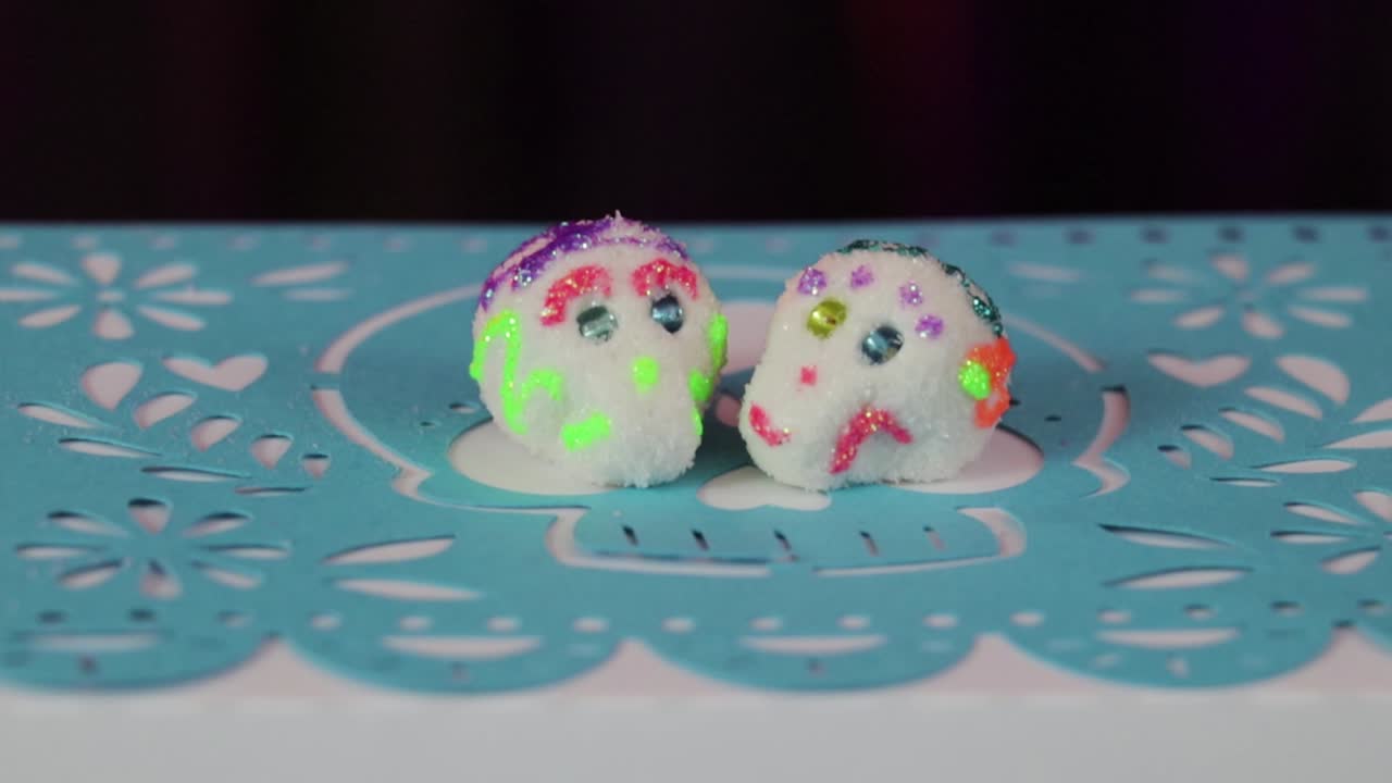 dia de muertos, 설탕 두개골