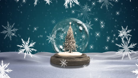 Animation-of-snow-falling-over-christmas-snow-globe