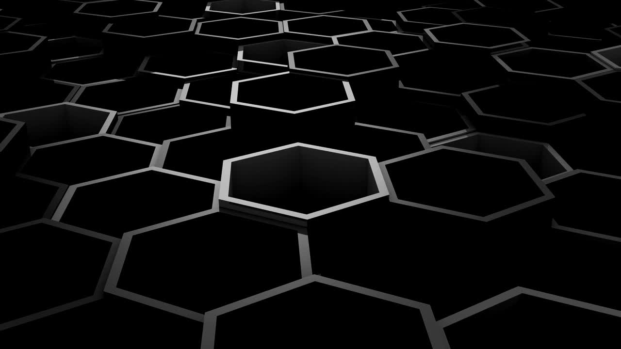 el fondo de los hexágonos