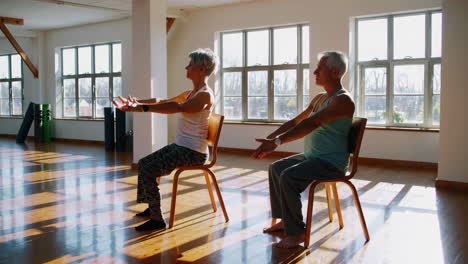 senior chair yoga exercises