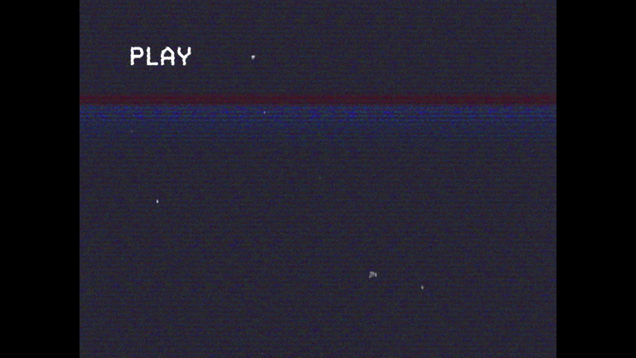 tv estática con el canal alfa