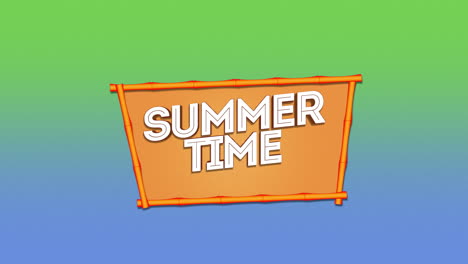 horario de verano en marco amarillo