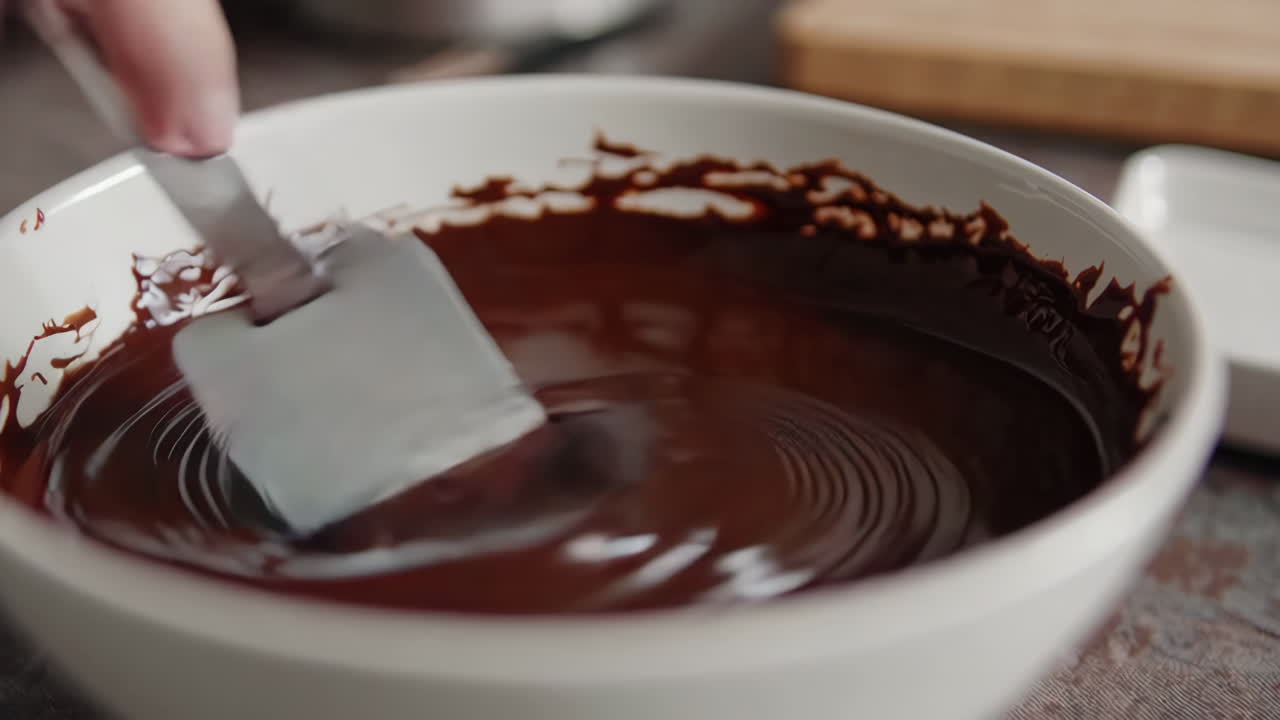 Melting and Mixing Chocolate