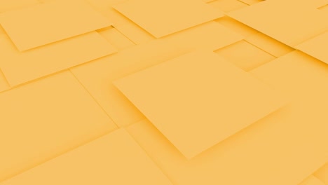 animación de cuadrados azules de fondo abstracto en 3d. renderización por computadora de formas de imágenes. bucle.