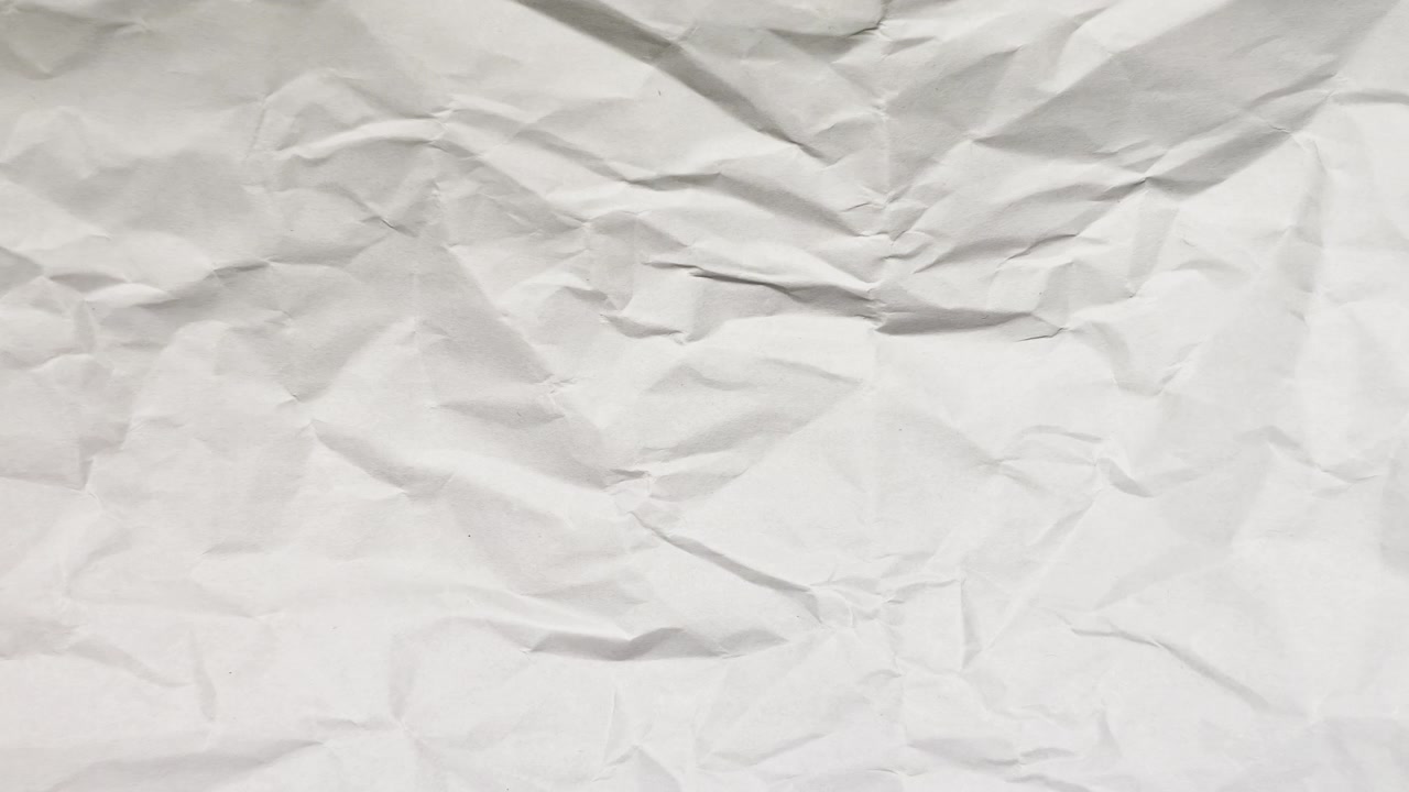 Close-up da textura do papel branco arrugado