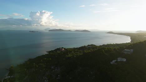 chumpon archipelago with numerous islands