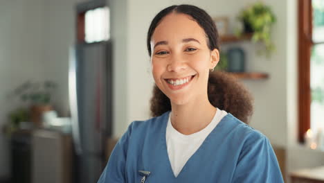 happy woman, doctor and face of professional