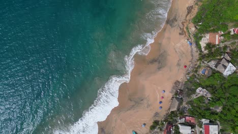 Soaring-above-Mazunte:-a-breathtaking-Drone-Experience,-Oaxaca,-Mexico