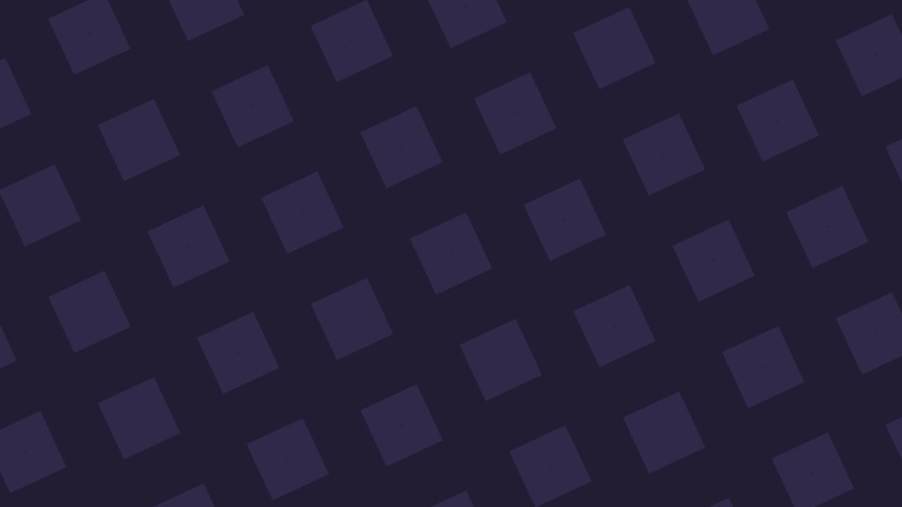 Abstract Dark Purple Geometric Square Pattern Animation