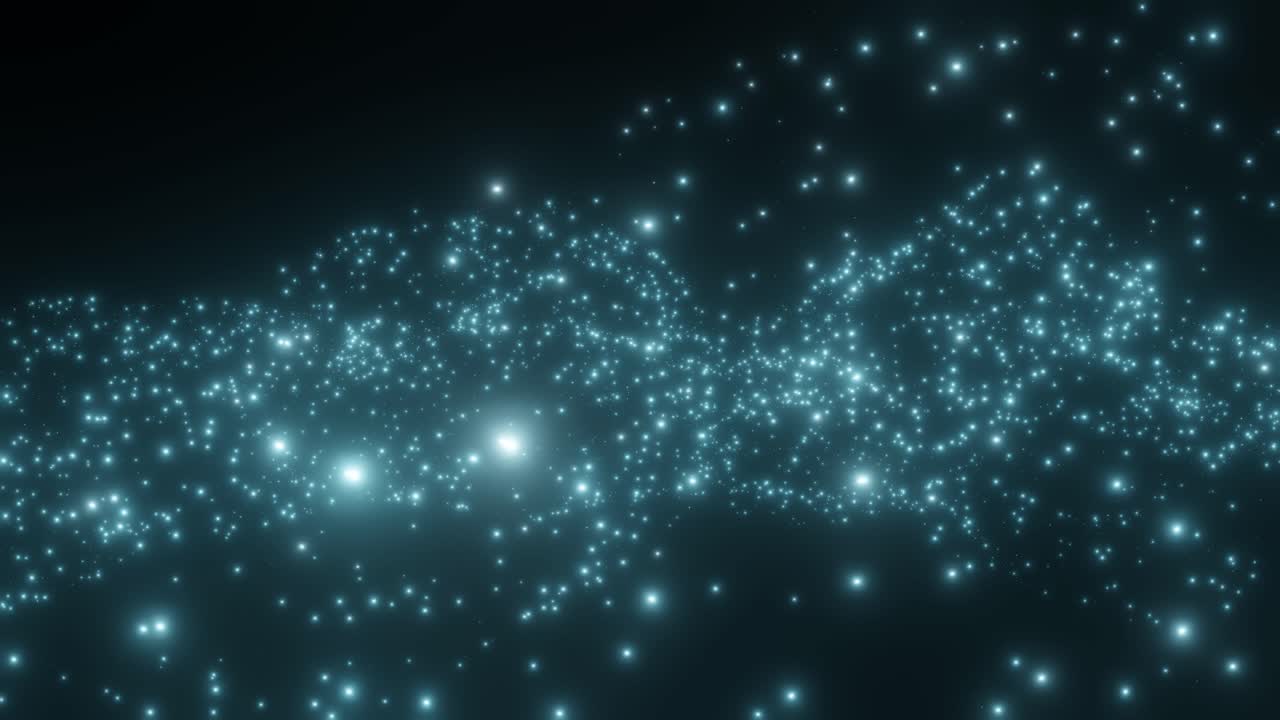 Abstract digital particle wave and light abstract background