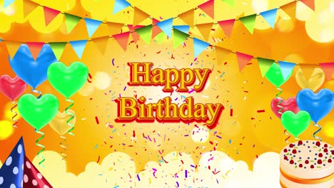 happy birthday celebration graphics
