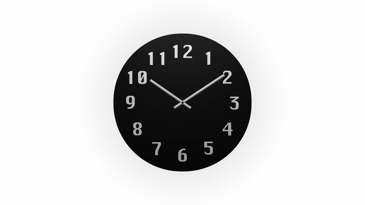 reloj contando hacia atrás 24 horas día velocidad rápida lapso de tiempo 4k hd