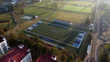 vista aerea de la zona universitaria de buap