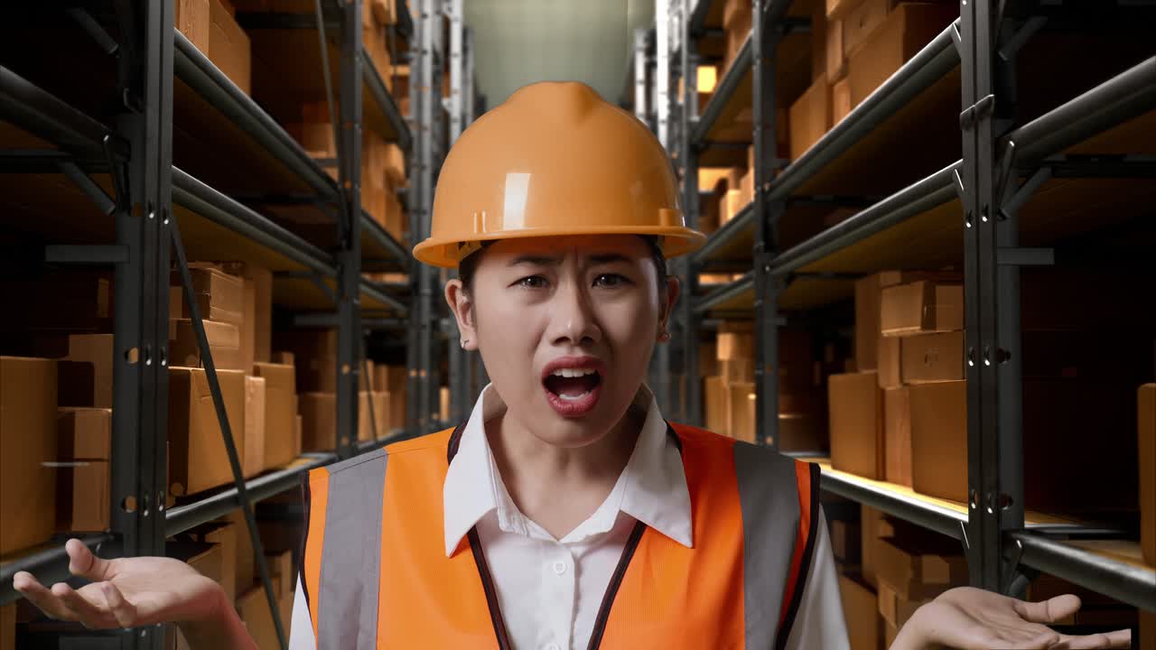 좌절 된 창고 노동자