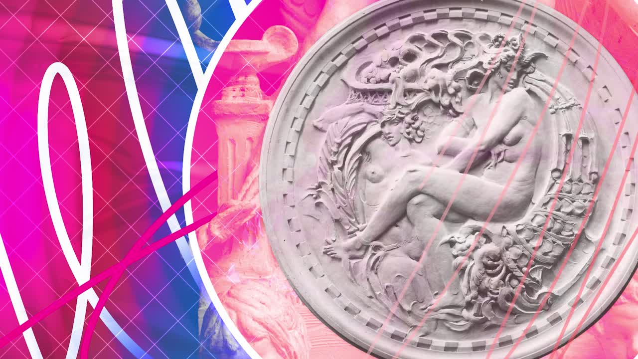 collaje de esculturas art déco