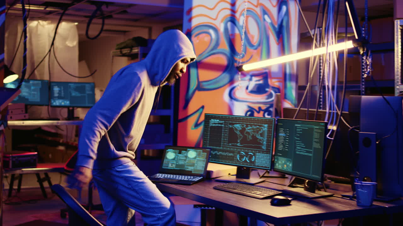 hackers haciendo sabotaje informático