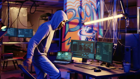Hackers doing computer sabotage