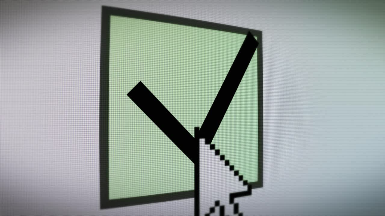 확인란 선택 해제 - 긍정적인 피드백 - 피드백 애니메이션 - 4k