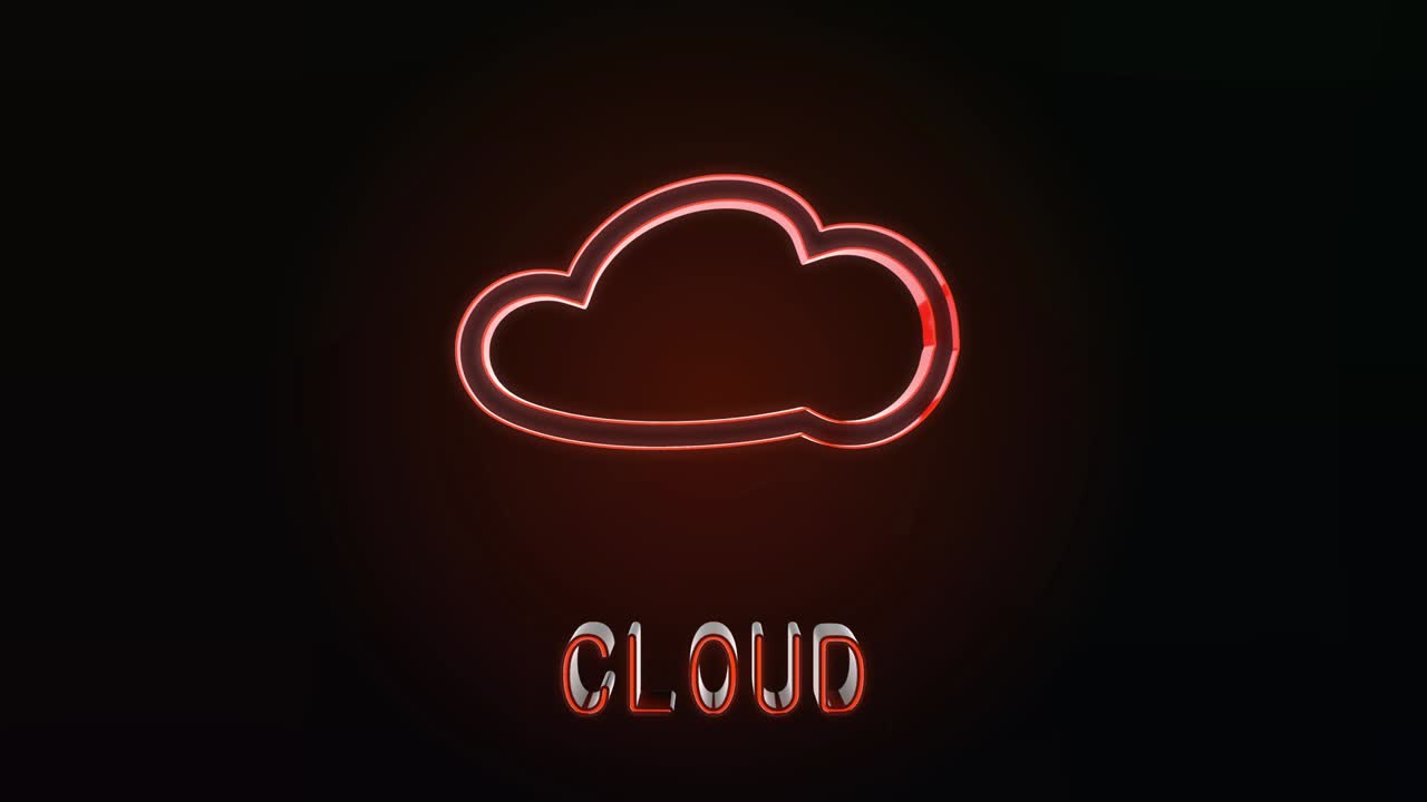 - concepto de bucle oxidado de la nube