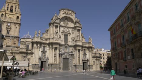 málaga cathedral and plaza de la constitución