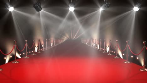 red carpet with lights video