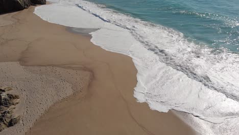 waves crashing on northern california beach