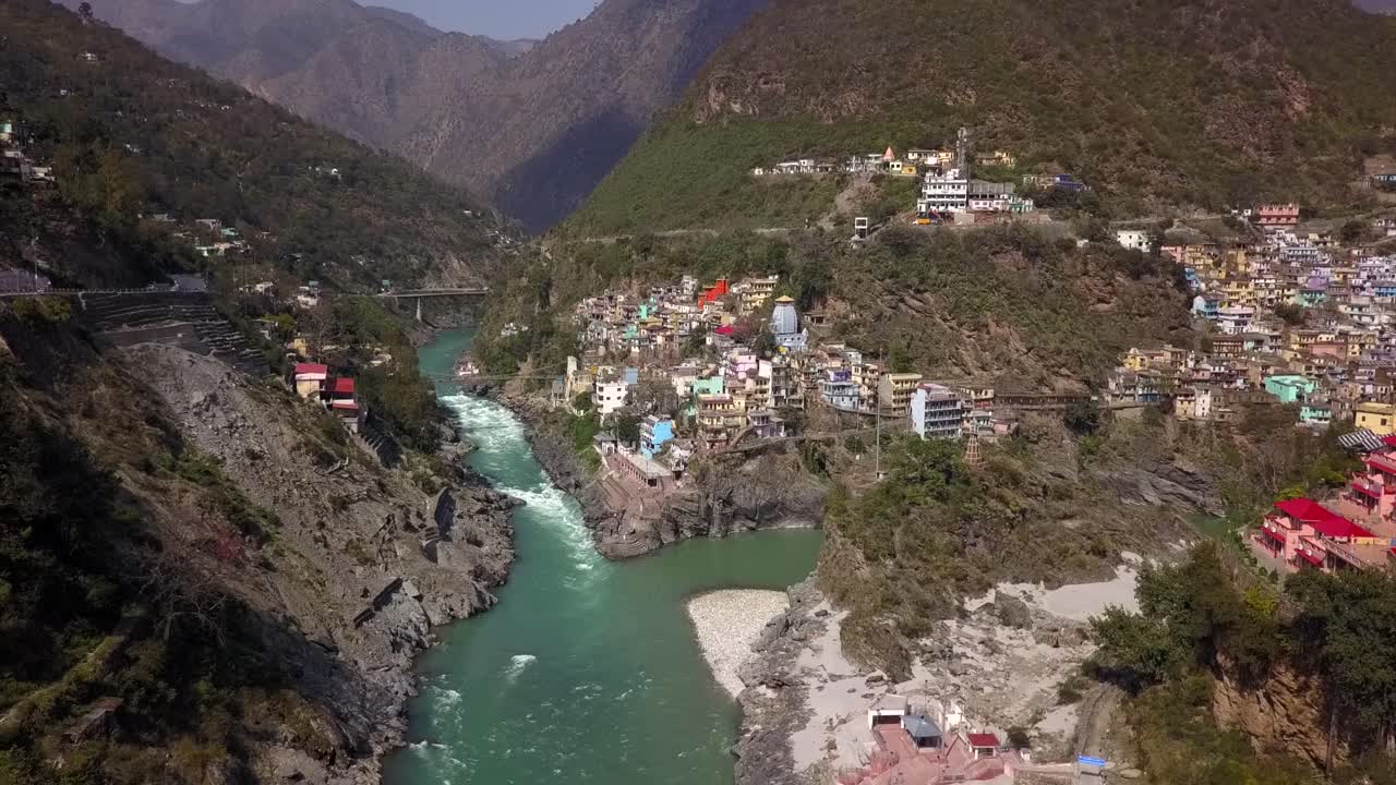 antena: río ganga en rishikesh india