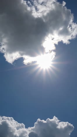 sunny sky with clouds