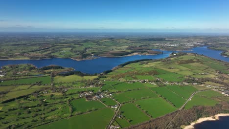 blessington lakes, wicklow, ireland, march 2022