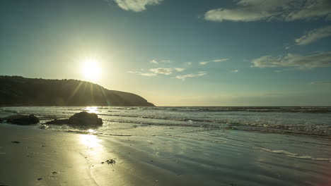 beach-and-coast-in-wales,-UK