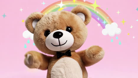 playful teddy bear