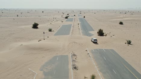 empty road in the desert