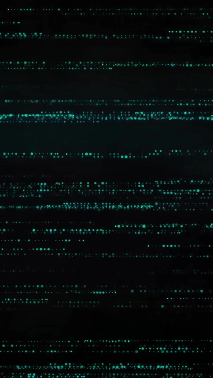 Animation of light spots and trails on black background