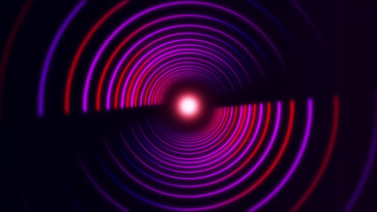 Neon motion background seamless loop