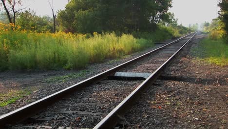 A-railroad-track-at-day