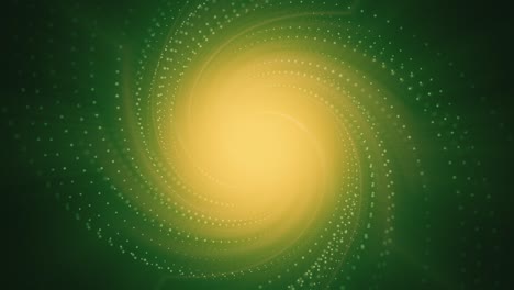 animated spiral on yellow and green background