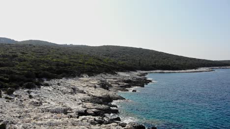 Rocky-Shoreline-Of-Paralia-Emplisi-In-Greece