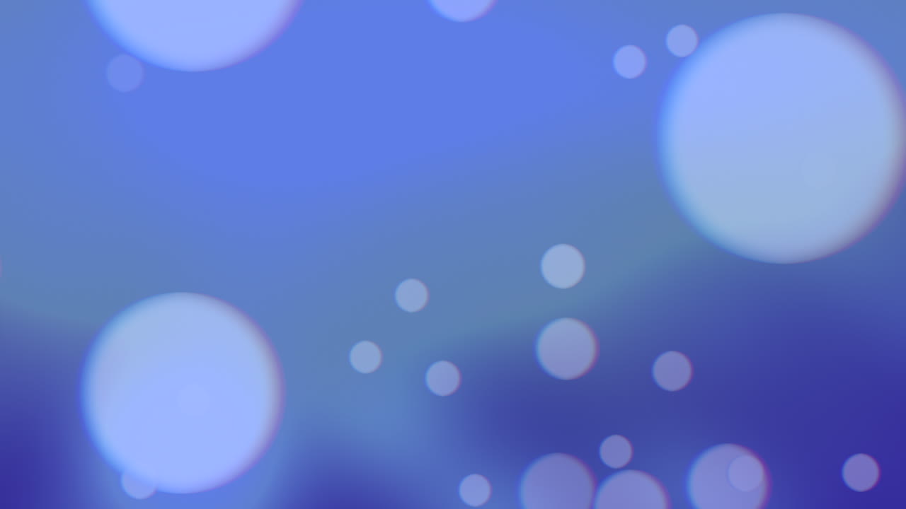 떠다니는 거품과 함께 에테르 파란색과 보라색 배경