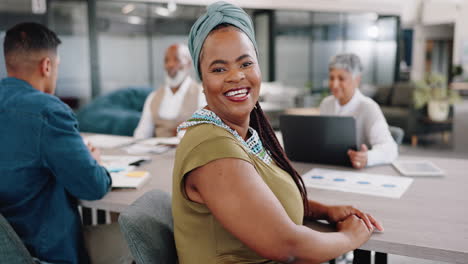 business, portrait black woman