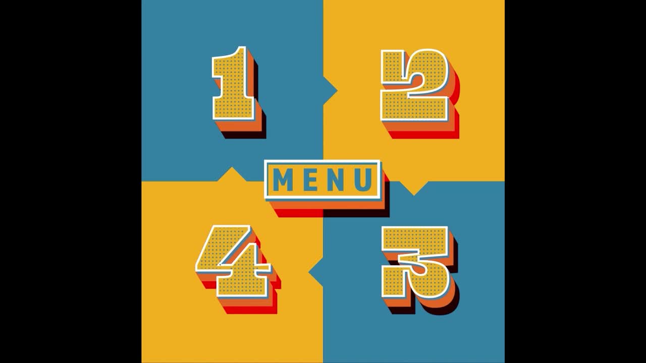 Animazioni di testo Pop Art con clip video diversificati di lifestyle e sport