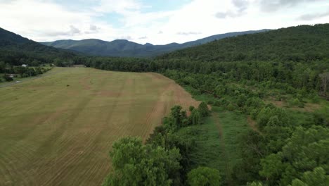 Table-Rock-and-Hawksbill-Mountain-in-Background-Aerial-shot-in-5