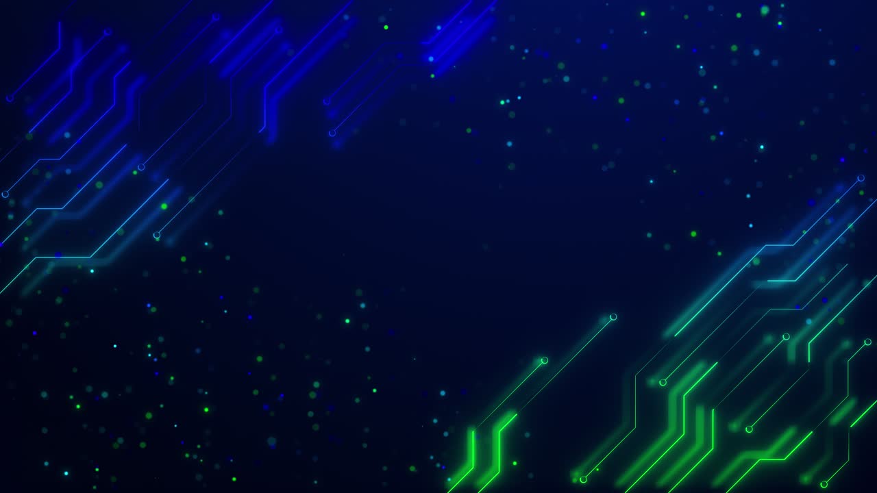 Abstract ai innovation background polygonal microchip ai chip technology electronic circuit board