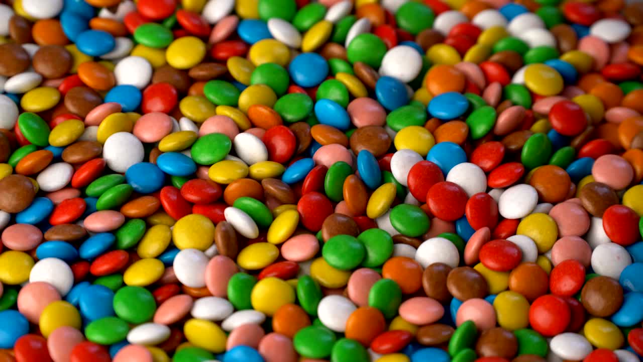 colorido caramelo de chocolate girar el fondo