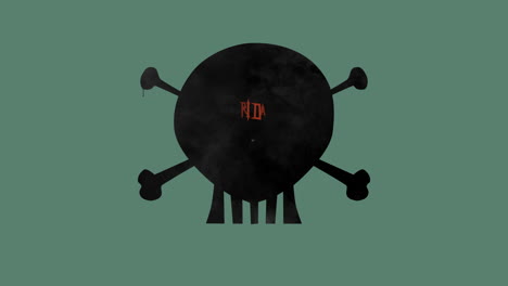 Friday 13th: Macabre Skull &amp;amp;amp; Bones Envelope the Haunting Background